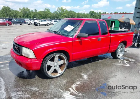 2002 GMC Sonoma Sls из США, поврежденный, VIN 1GTCS19WX28214602